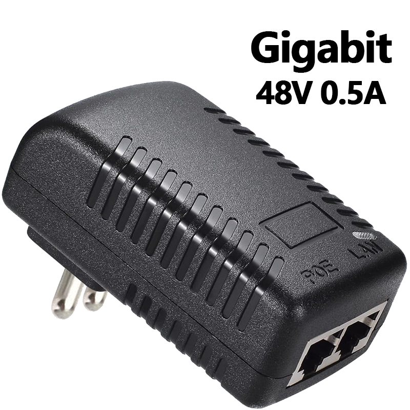 Power Over Ethernet - CCTV-Sicherheitsüberwachung POE-Netzteil 48V 0,5A EU-Stecker für