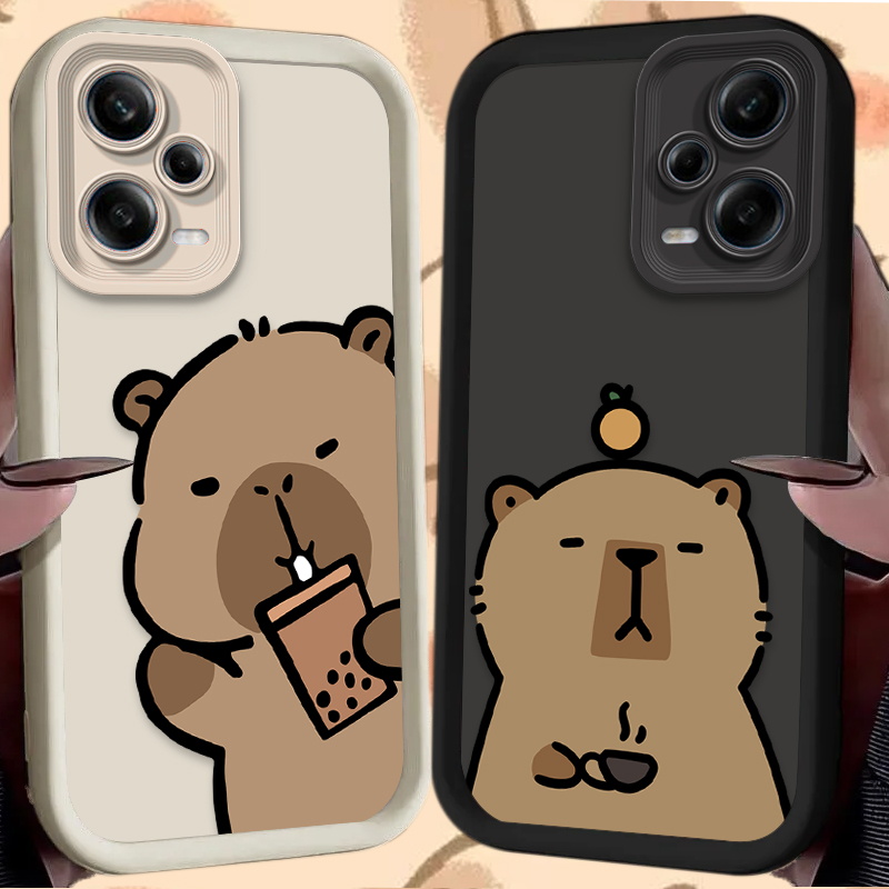 Receipt Printer Thermal - Niedliche Cartoon-Capybara Handyhülle für Xiaomi Redmi