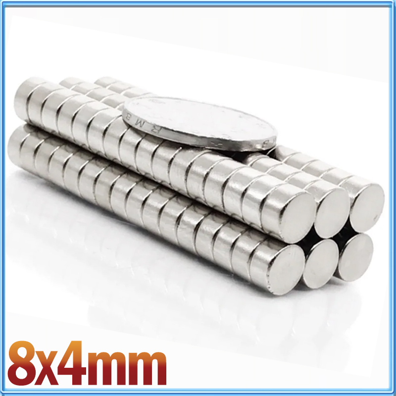 Office Technologies - Runder 8x4mm Magnet 10/50/200/1000 Stück 8*4mm