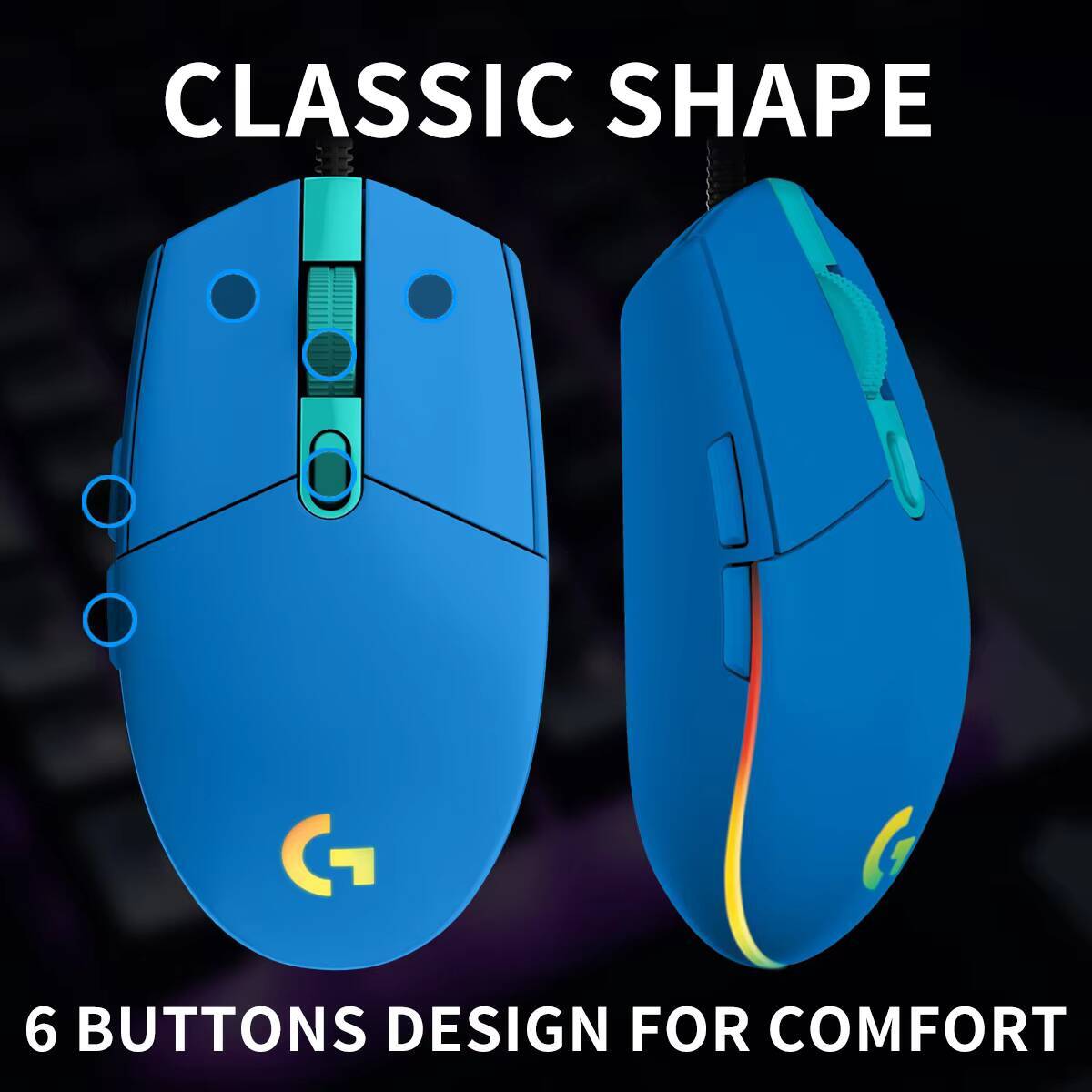 Logitech G203 LIGHTSYNC Gaming – Logitech Mouse G203 Bewertung und Preis